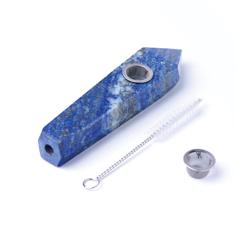 Lapis Lazuli Gemstone Pipe