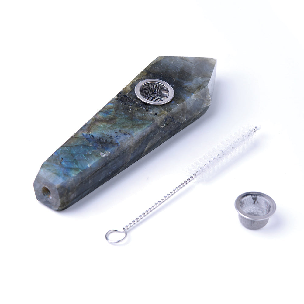 Labradorite Gemstone Pipes
