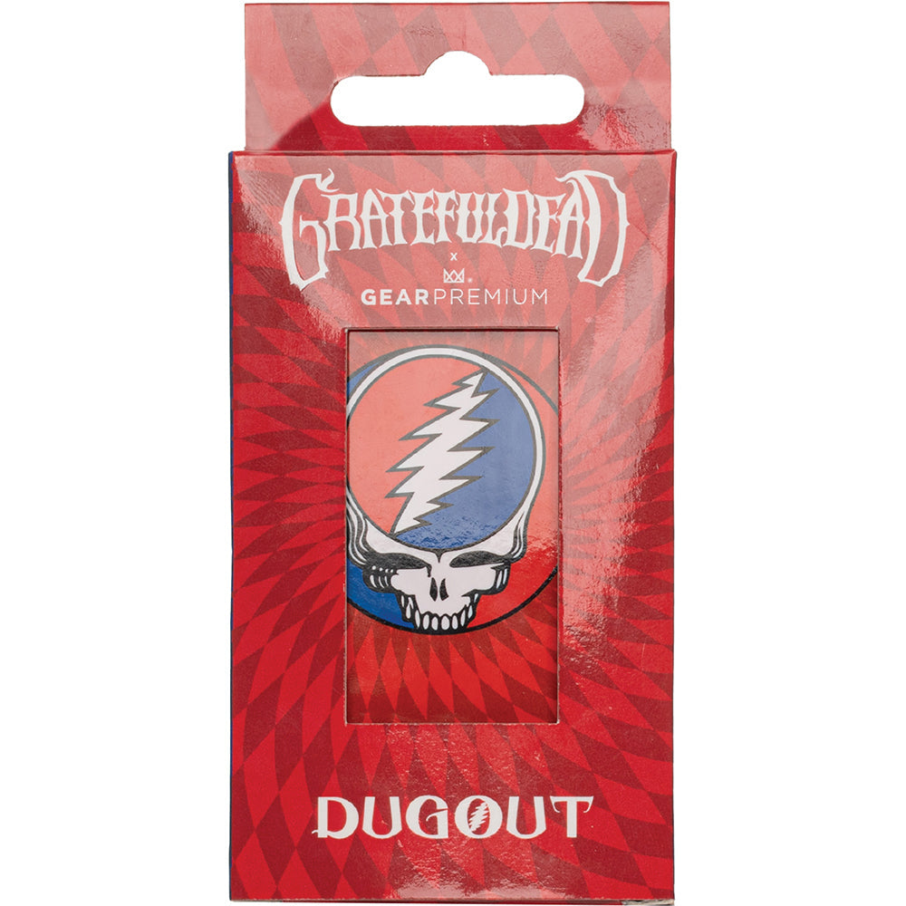Grateful Dead 'Steal Your Face' Dugout with Glass Chillum