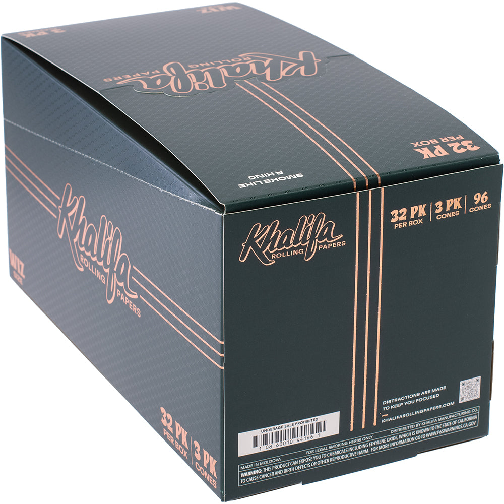 Khalifa Cones 3-Pack (Wiz Size) (32 Count)