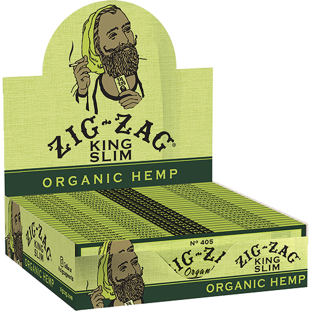 Zig Zag Organic Hemp Papers - King Size Slim (24 Count)