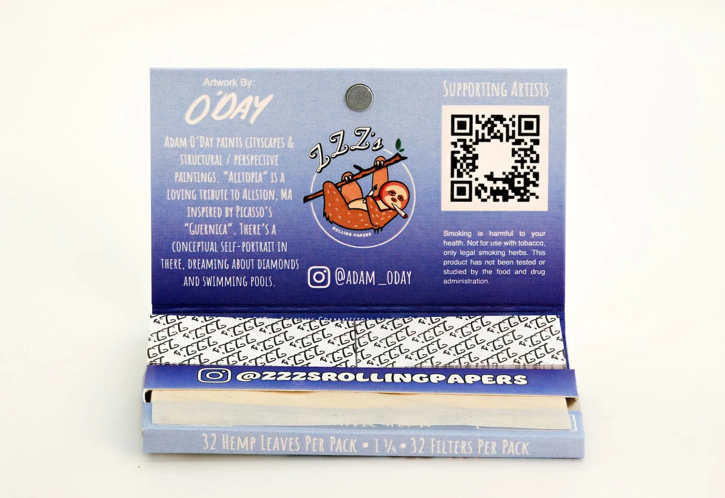 ZZZ's 'Alltopia' Rolling Rapers + Tips - 20 Count (1 1/4")