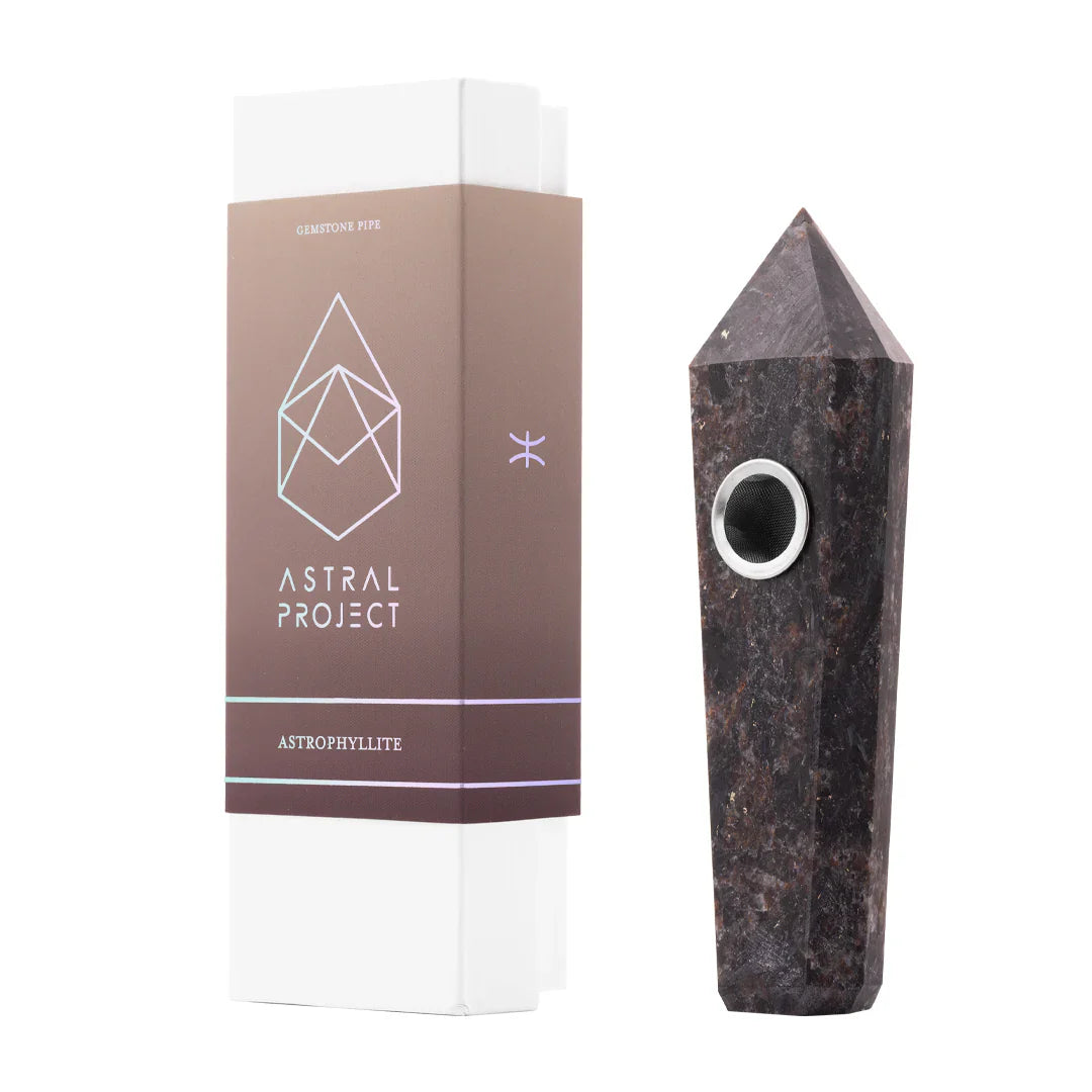 Astrophyllite Gemstone Pipe