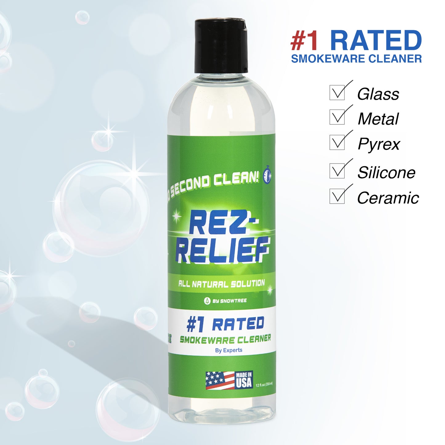 Rez Relief All-Natural Cleaning Solution (Case of 12)