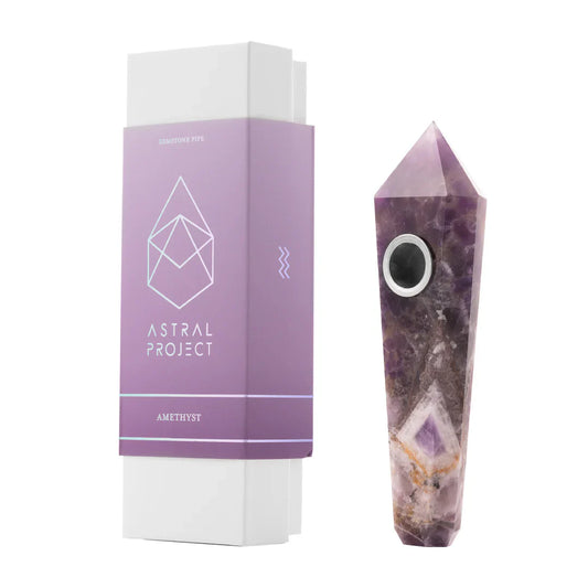 Amethyst Gemstone Pipe