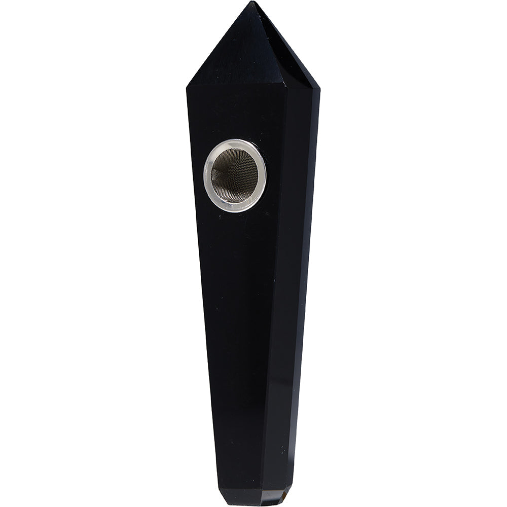 Obsidian Gemstone Pipe