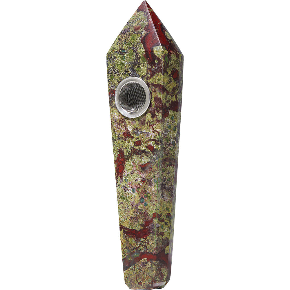 Dragon's Blood Gemstone Pipe