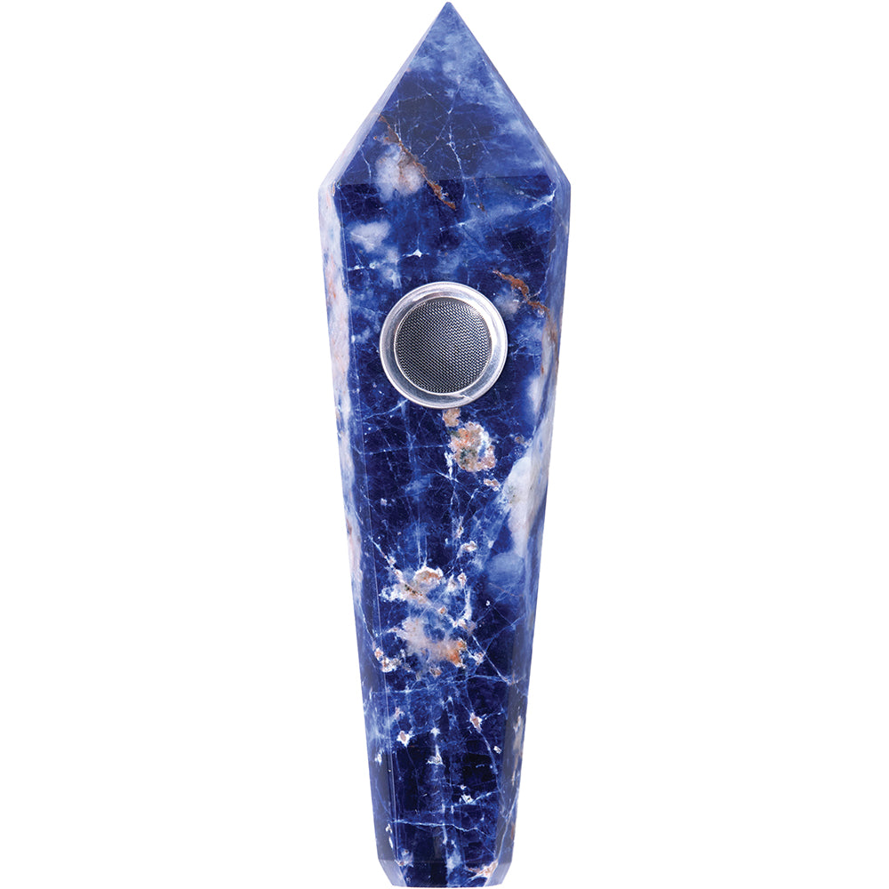 Blue Sodalite Gemstone Pipe