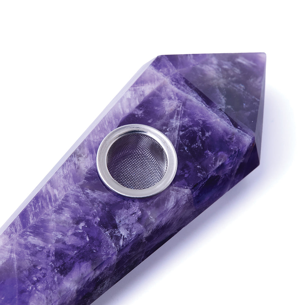 Amethyst Gemstone Pipe