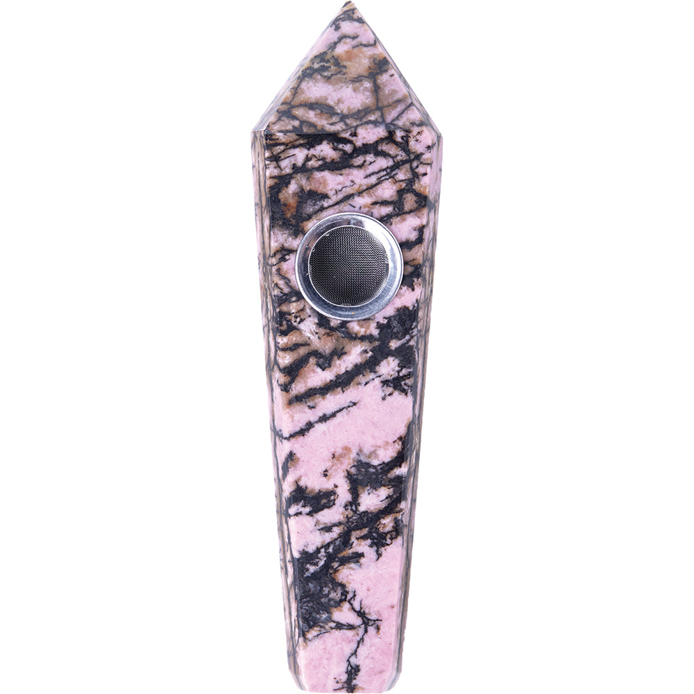 Rhodonite Gemstone Pipe