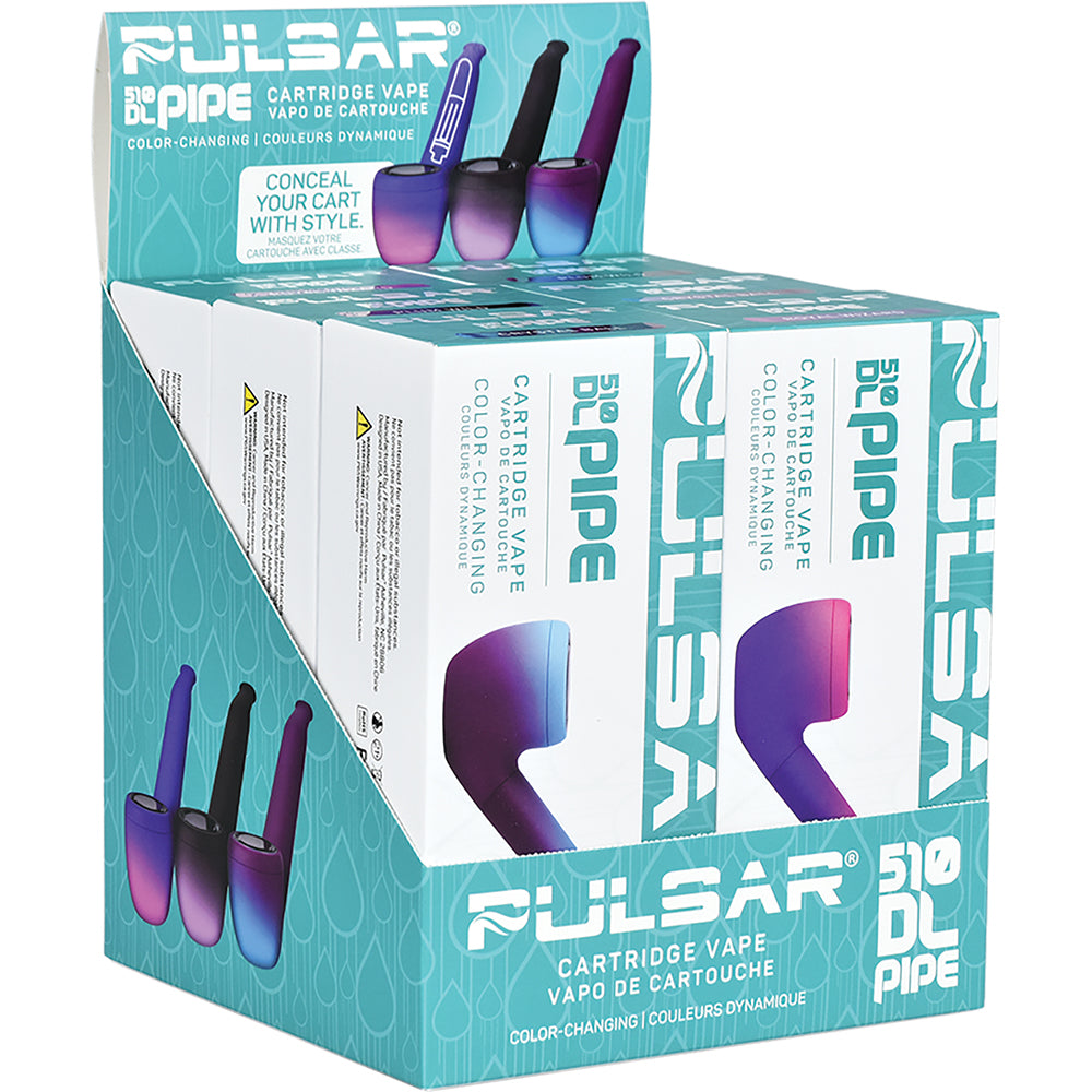 Pulsar 510 DL Pipe Thermo Series Conceal Cartridge Battery (6 Count)
