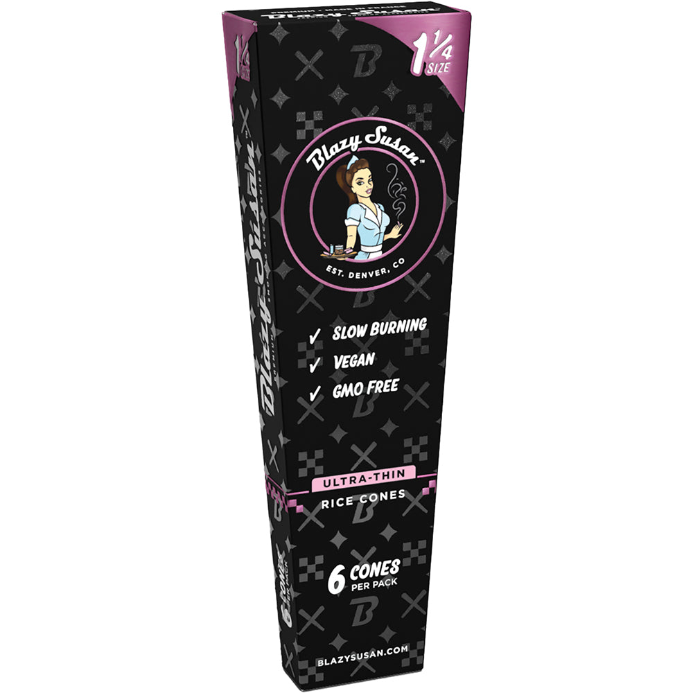 Blazy Susan 6-Pack Ultra Thin Pre-Rolled Cones 1 1/4" (21 count)