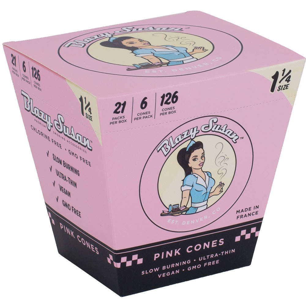 Blazy Susan 6-Pack Pre. Rolled Cones 1 1/4" (21 count)