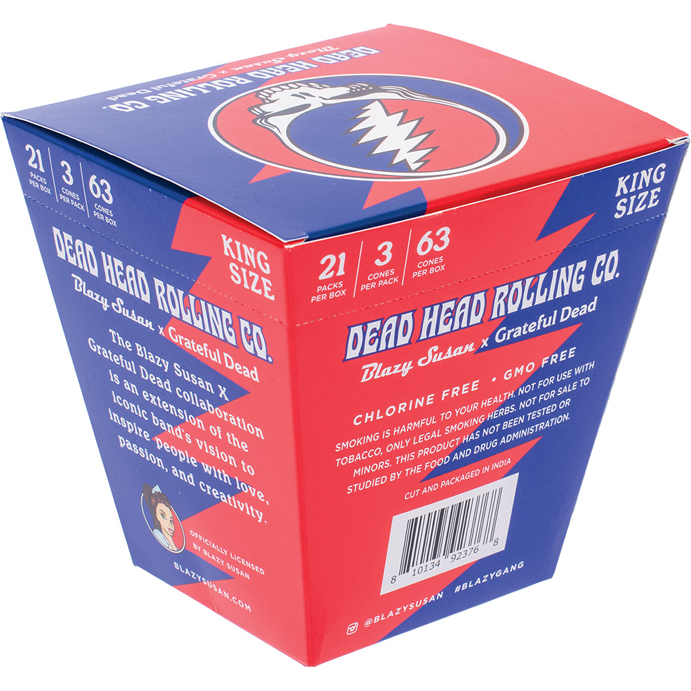 Grateful Dead x Blazy Susan 3-Pack Cones - 21 ct. (King Size)
