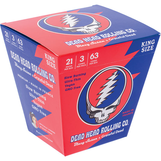 Grateful Dead x Blazy Susan 3-Pack Cones - 21 ct. (King Size)