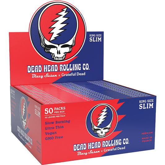 Grateful Dead x Blazy Susan Rolling Papers - 50 ct. (King Size Slim)