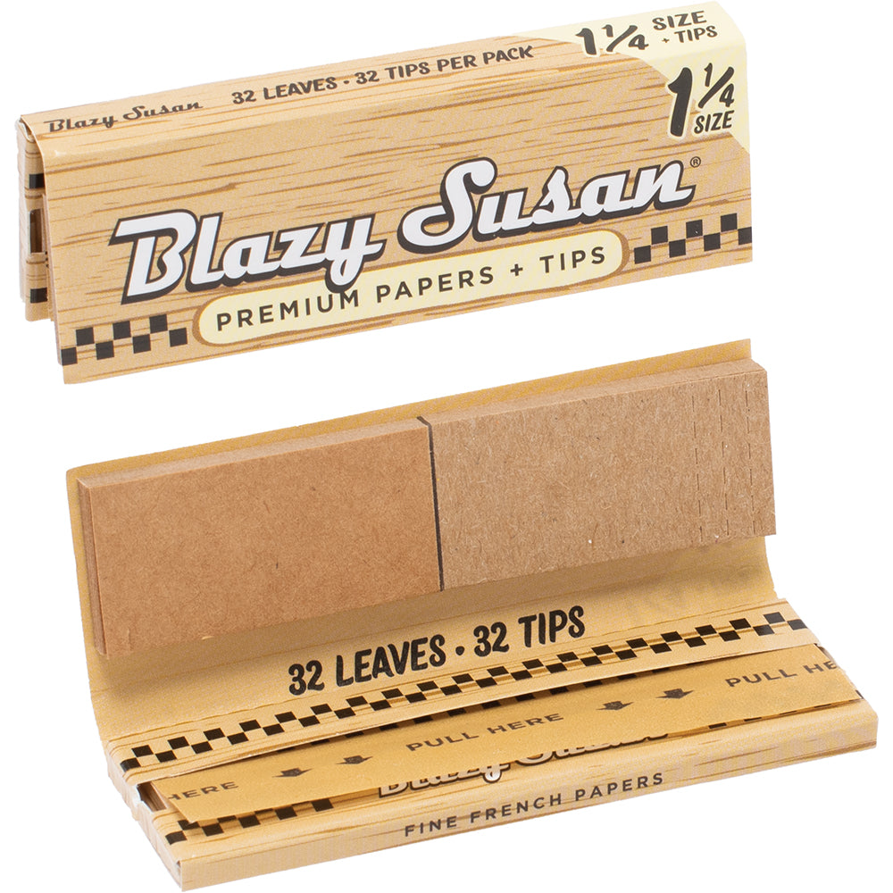 Blazy Susan Rolling Papers + Tips (1 1/4") (28ct.)