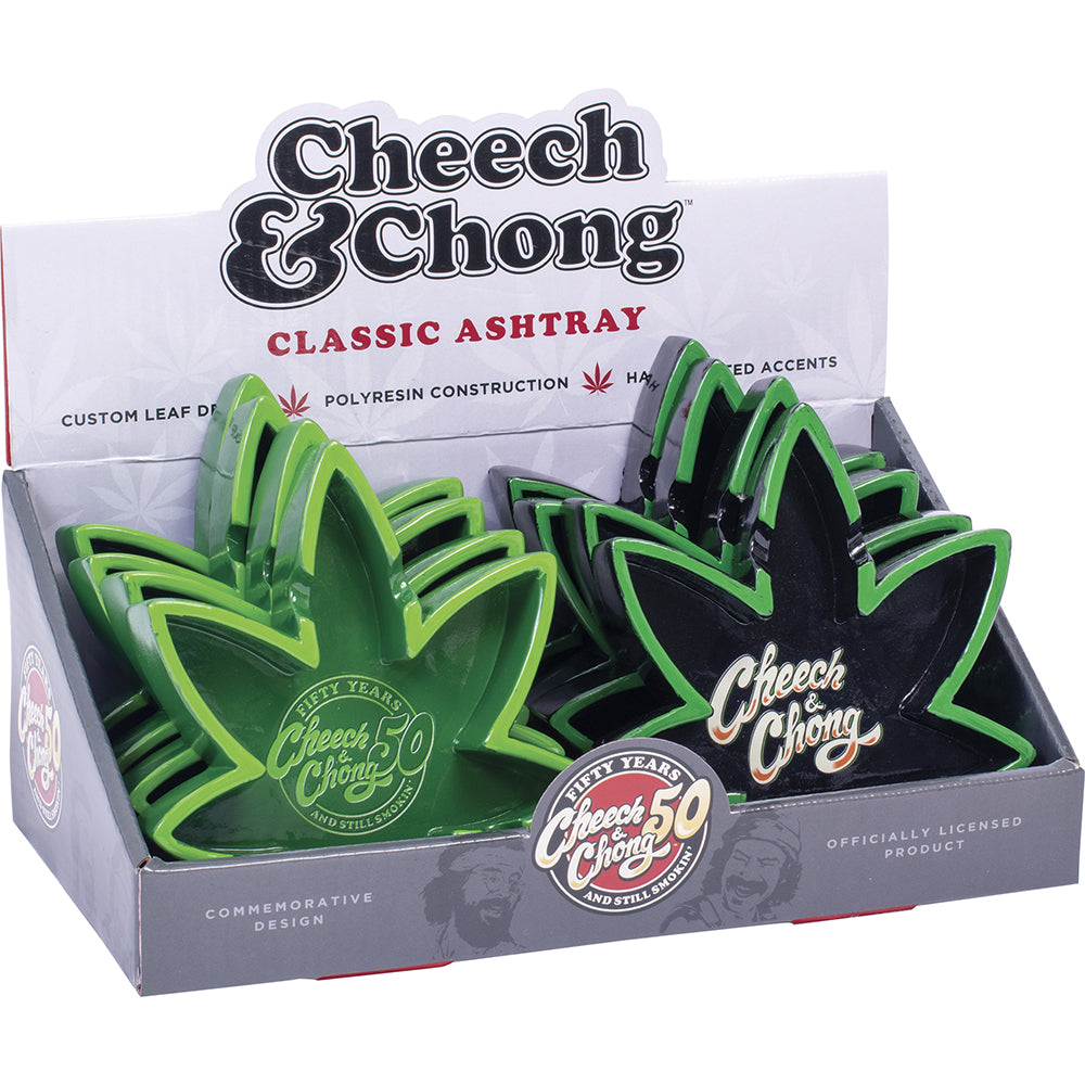 Cheech & Chong Polyresin Leaf Ashtray (8 count)