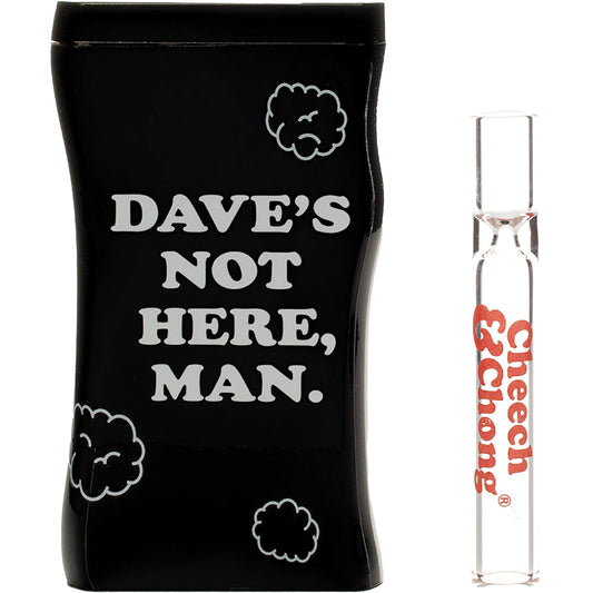 'Dave's Not Here Man' Dugout with Glass Chillum