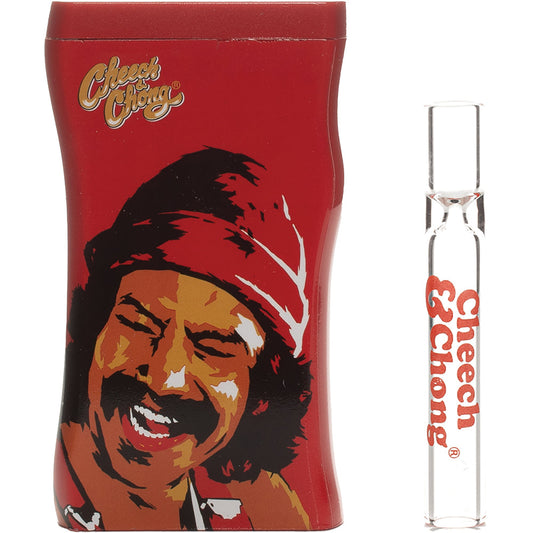 'Pop Art' Dugout with Glass Chillum