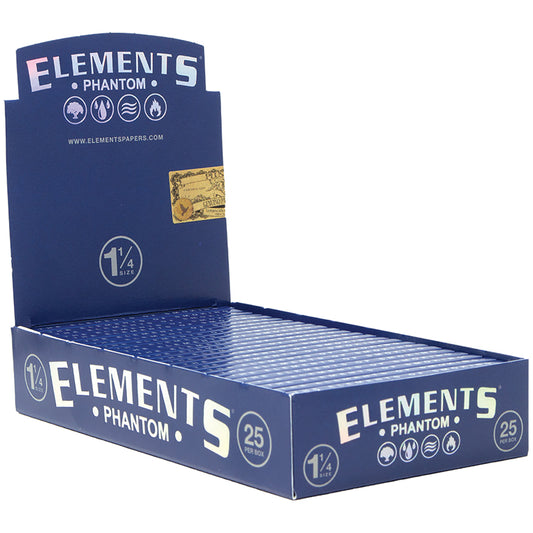 Elements Phantom Rolling Papers - 1 1/4" (25 Count)