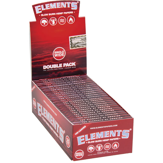 Elements Hemp Single Wide Rolling Papers (25 Count)