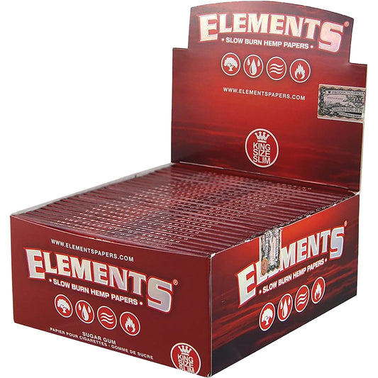 Elements Hemp King Slim Rolling Papers (50 count)