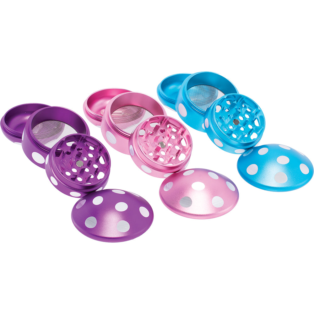 Mushroom Aluminum Grinder Display (6 count)