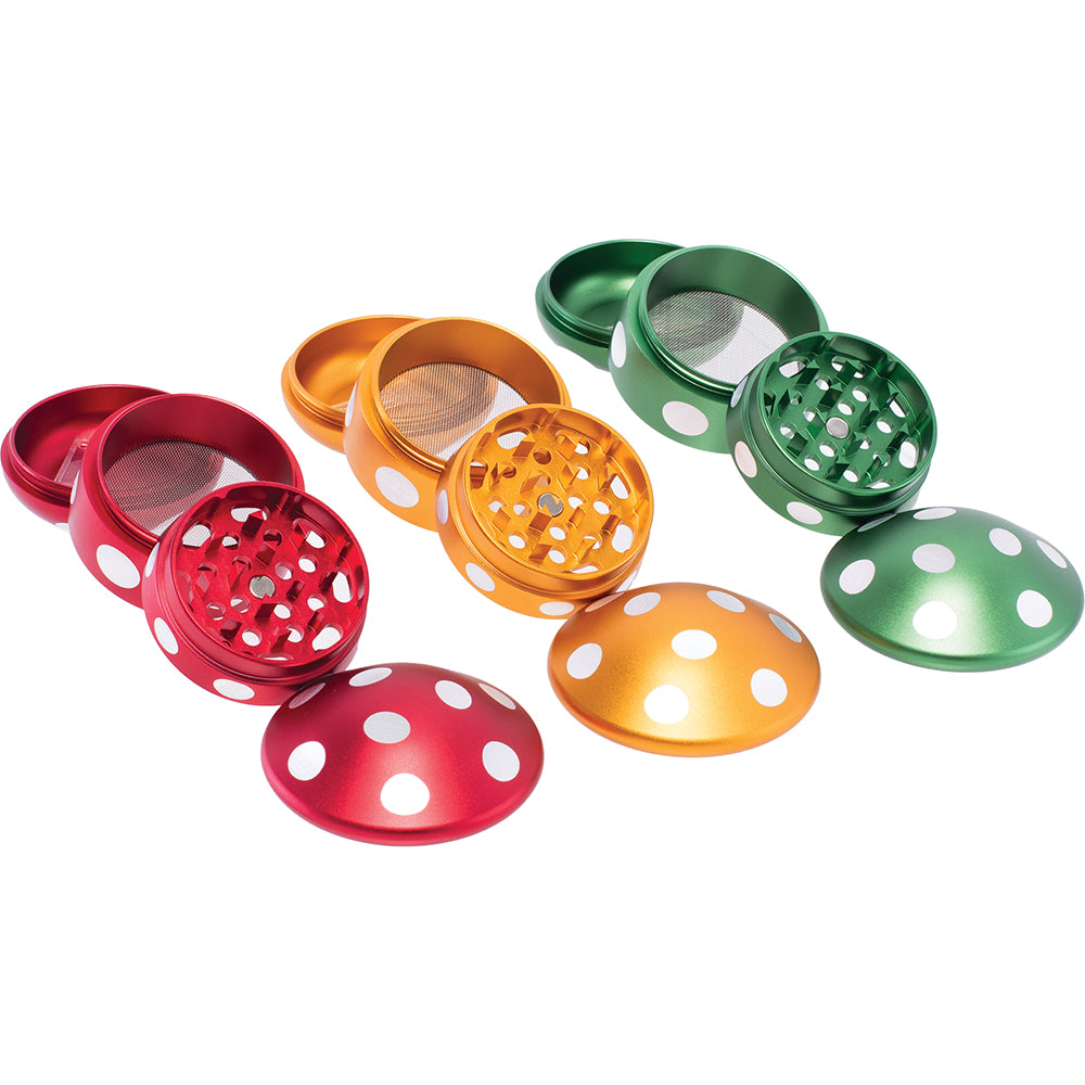 Mushroom Aluminum Grinder Display (6 count)