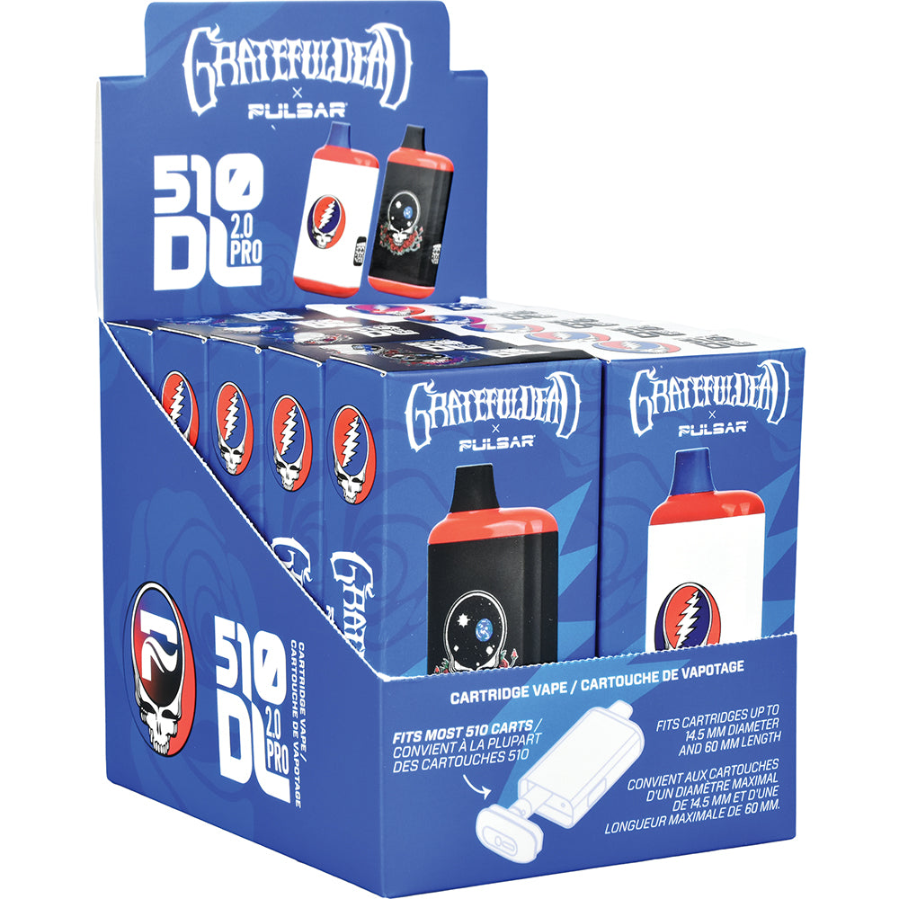 Grateful Dead x Pulsar 510 DL 2.0 Pro Conceal Cartridge Battery (10 count)