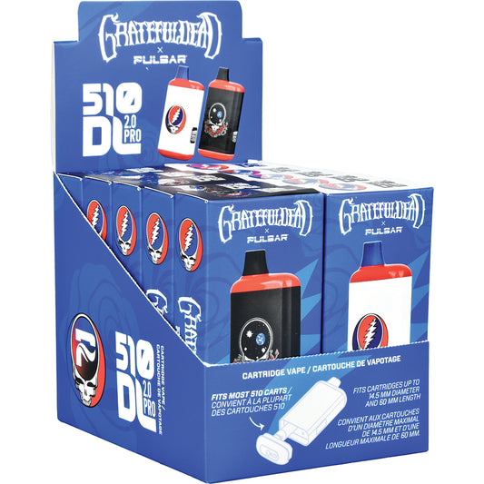 Grateful Dead x Pulsar 510 DL 2.0 Pro Conceal Cartridge Battery (10 count)