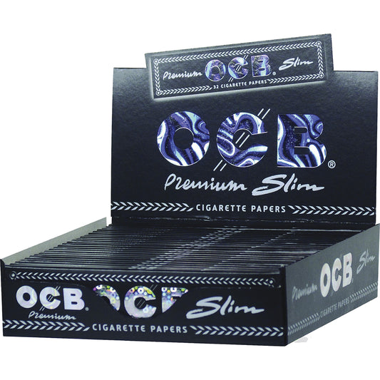 OCB Premium King Slim Rolling Papers (24 Count)
