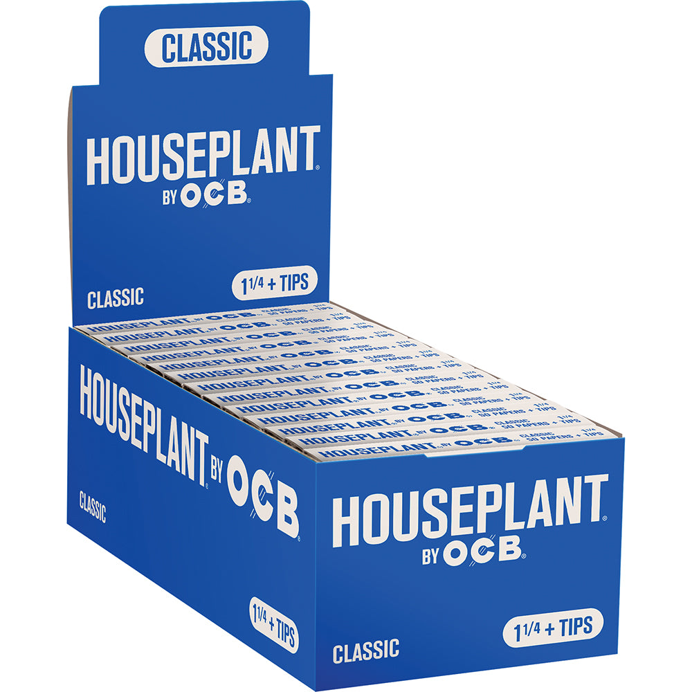 Houseplant Classic 1 1/4" Rolling Papers + Tips (24 Count)