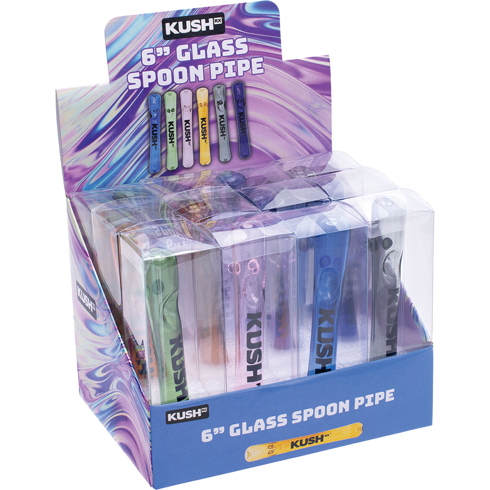 6" Glass Pipe Display (12 count)
