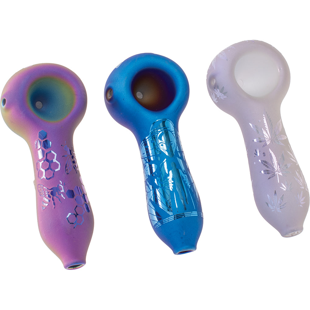 Electro Plating 4.2" Hand Pipes (12 Count)