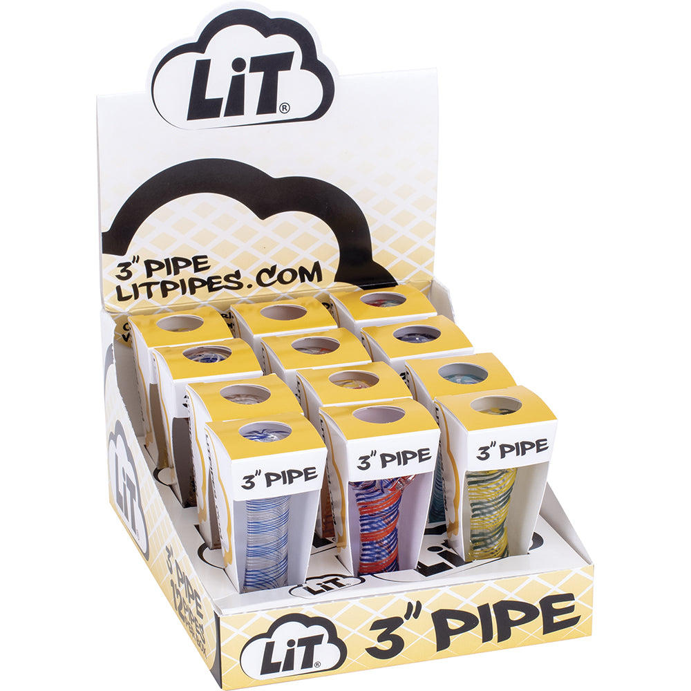 3" Hand Pipes (12 Count)