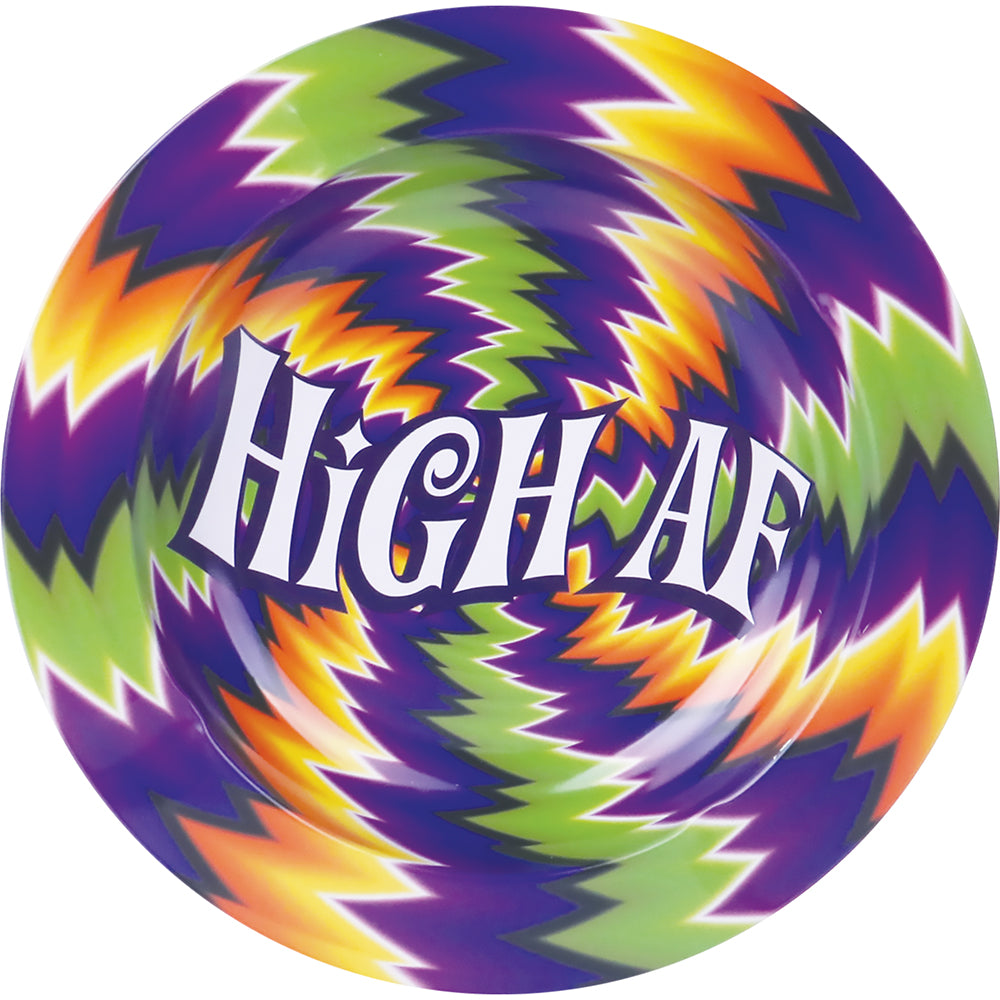 Assorted 5.4in Tin Ashtray (24 count)