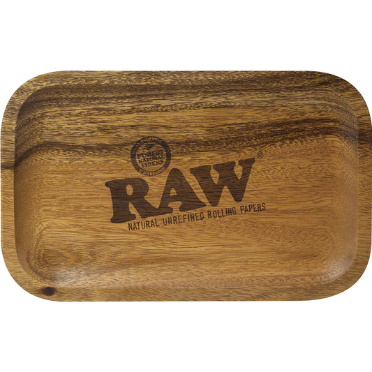 Small RAW Wooden Rolling Tray