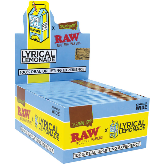 RAW x Lyrical Lemonade Rolling Papers - 50 count (King Size Wide)