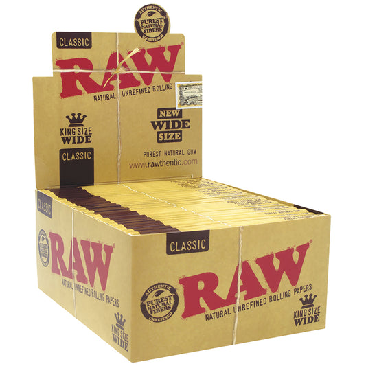 RAW Classic Papers - 50 count (King Size Wide)