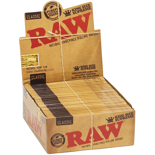 RAW Classic Papers - 24 count (King Size Supreme)