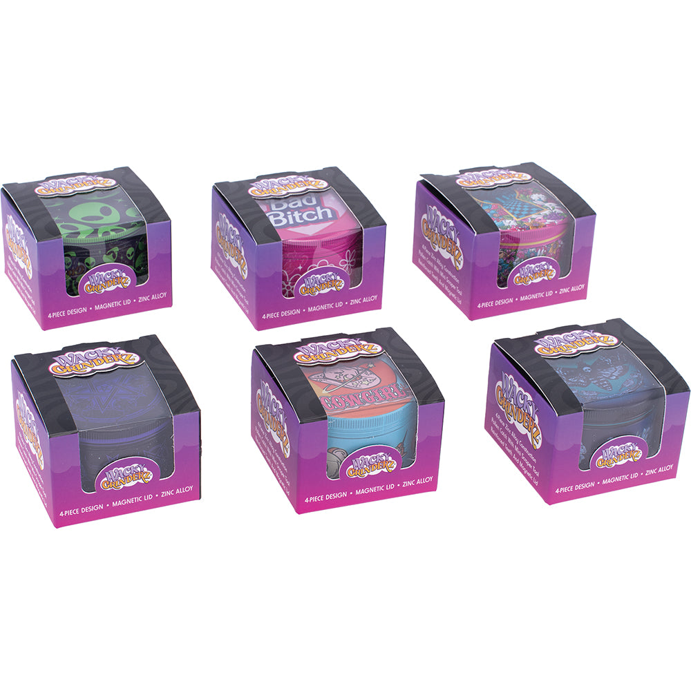 Wacky 4-Piece Grinder Display (6 Count)