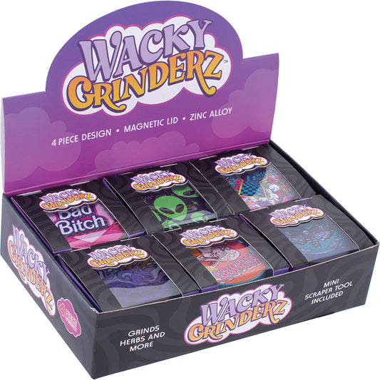 Wacky 4-Piece Grinder Display (6 Count)