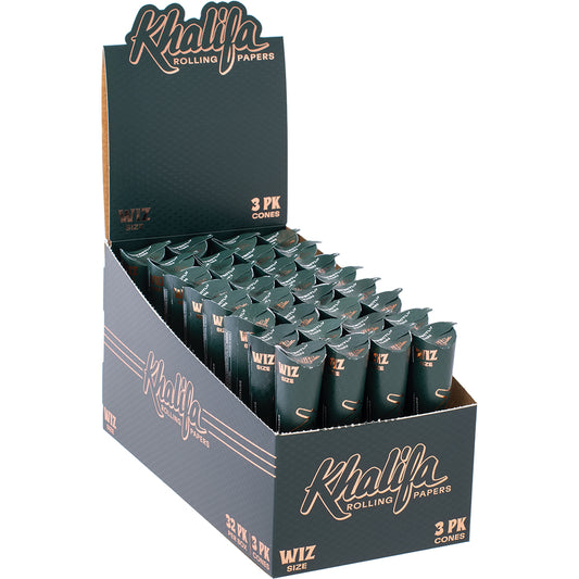 Khalifa Cones 3-Pack (Wiz Size) (32 Count)
