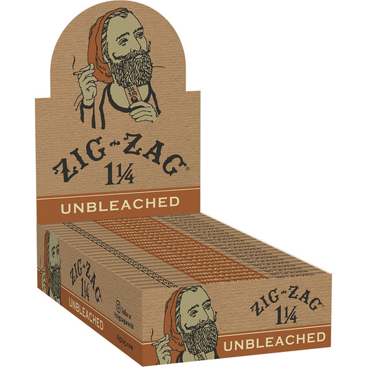 Zig Zag Unbleached 1 1/4 Rolling Papers (24 Count)