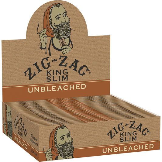 Zig Zag Unbleached Rolling Papers - King Size Slim (24 Count)