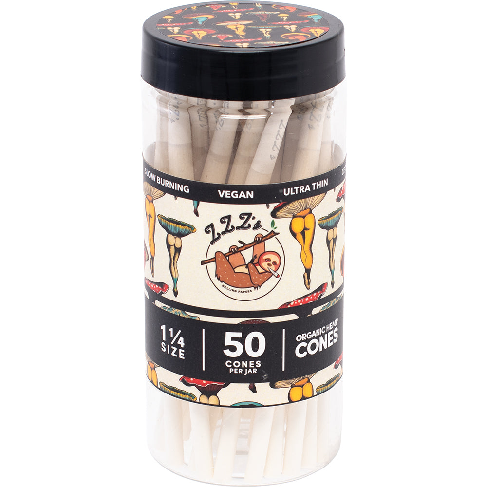 ZZZ's 'Shroom Booties' Cone Jars - 50 Count (1 1/4")