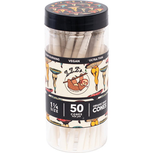 ZZZ's 'Shroom Booties' Cone Jars - 50 Count (1 1/4")