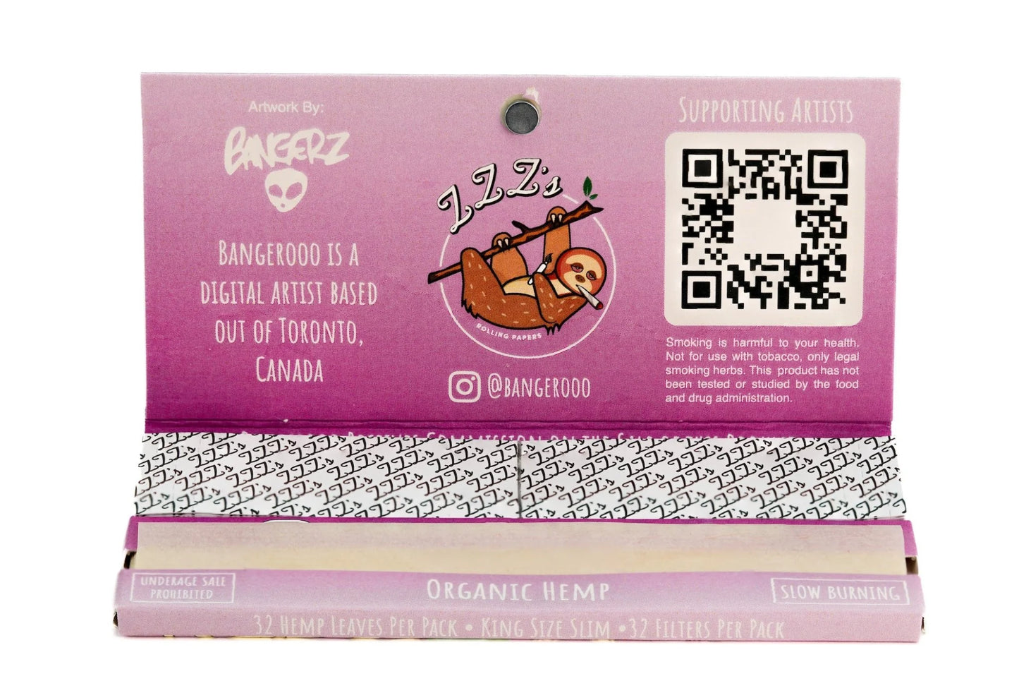 ZZZ's 'Intergalactic Trip' Rolling Rapers + Tips - 20 Count (King Size)