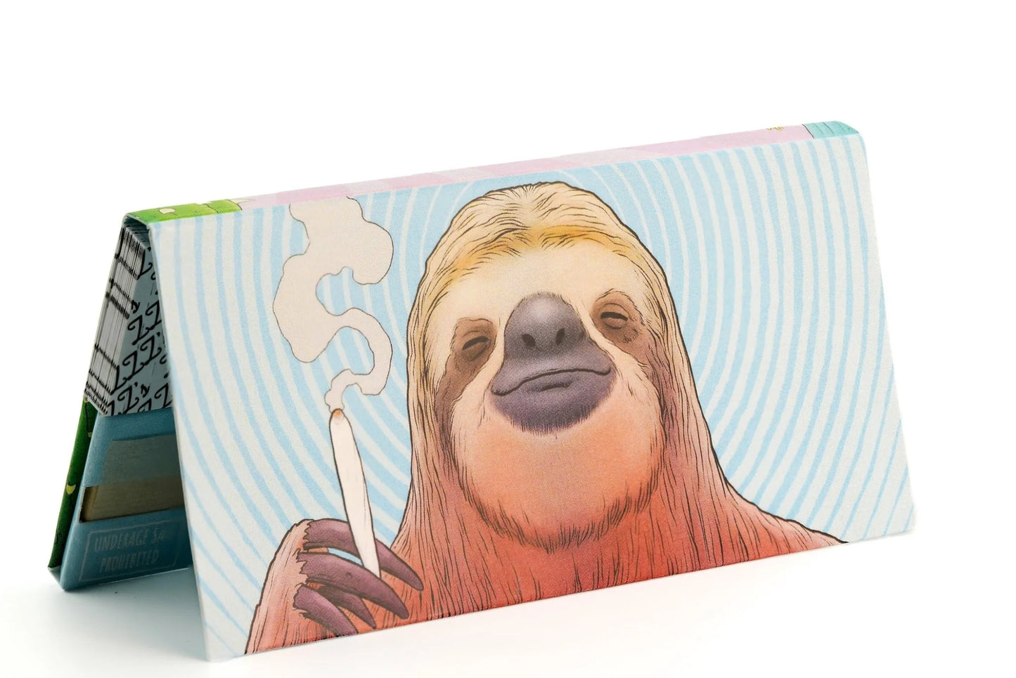ZZZ's 'Stoner Sloth' Rolling Rapers + Tips - 20 Count (King Size)
